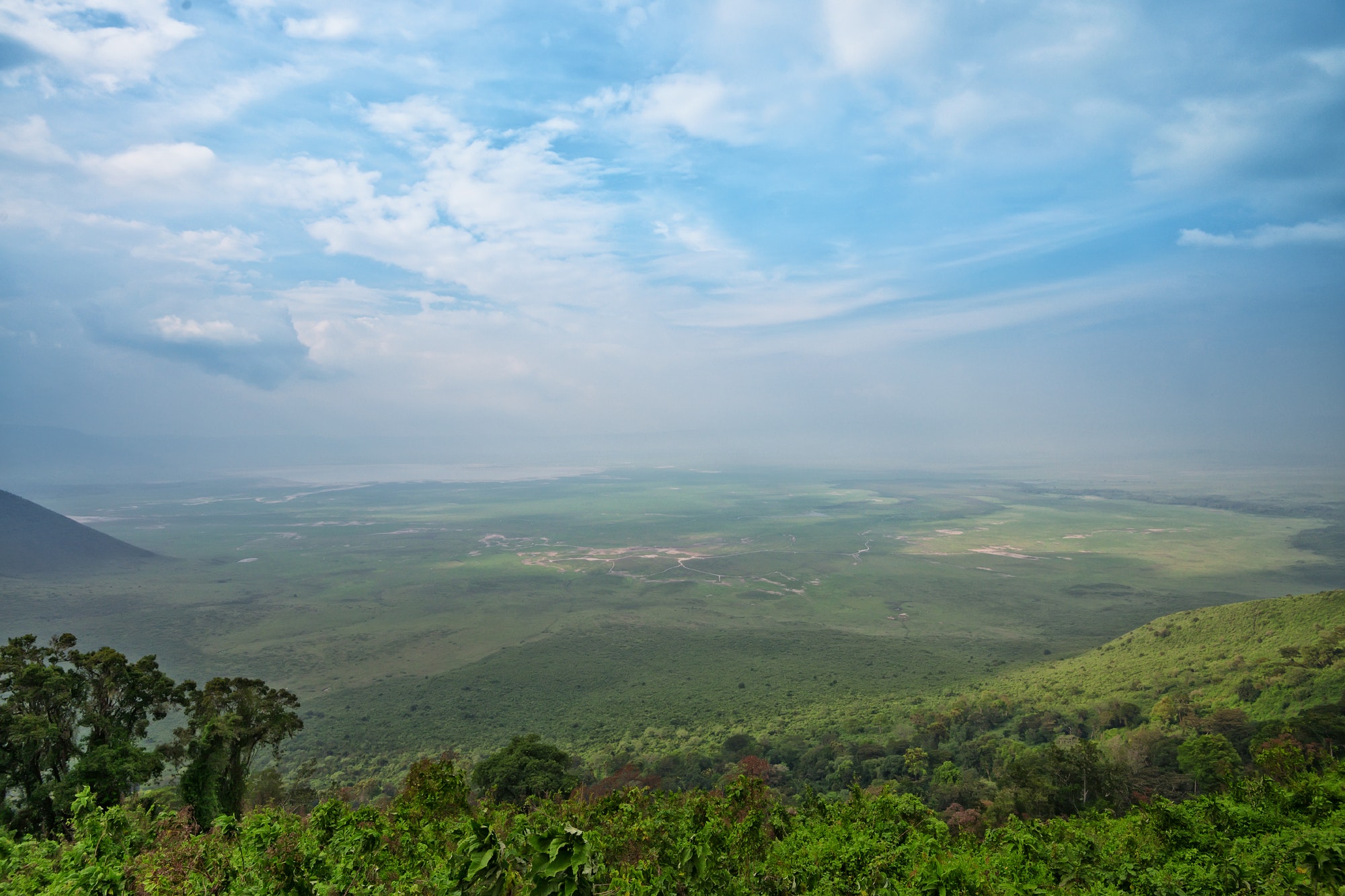 Tanzania And Zanzibar Island Couples Safari 4 View from rim of Ngorongoro crater